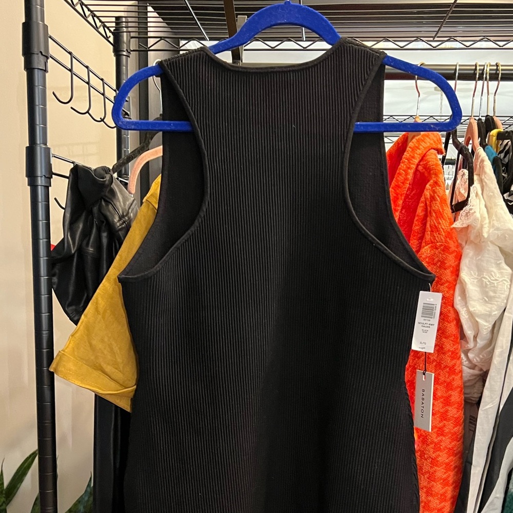 Aritzia Babaton size XL Black
Sculpt Knit Racer Mini Dress